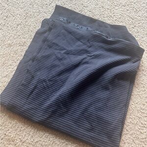 Black and Gray Striped Lululemon Scarf